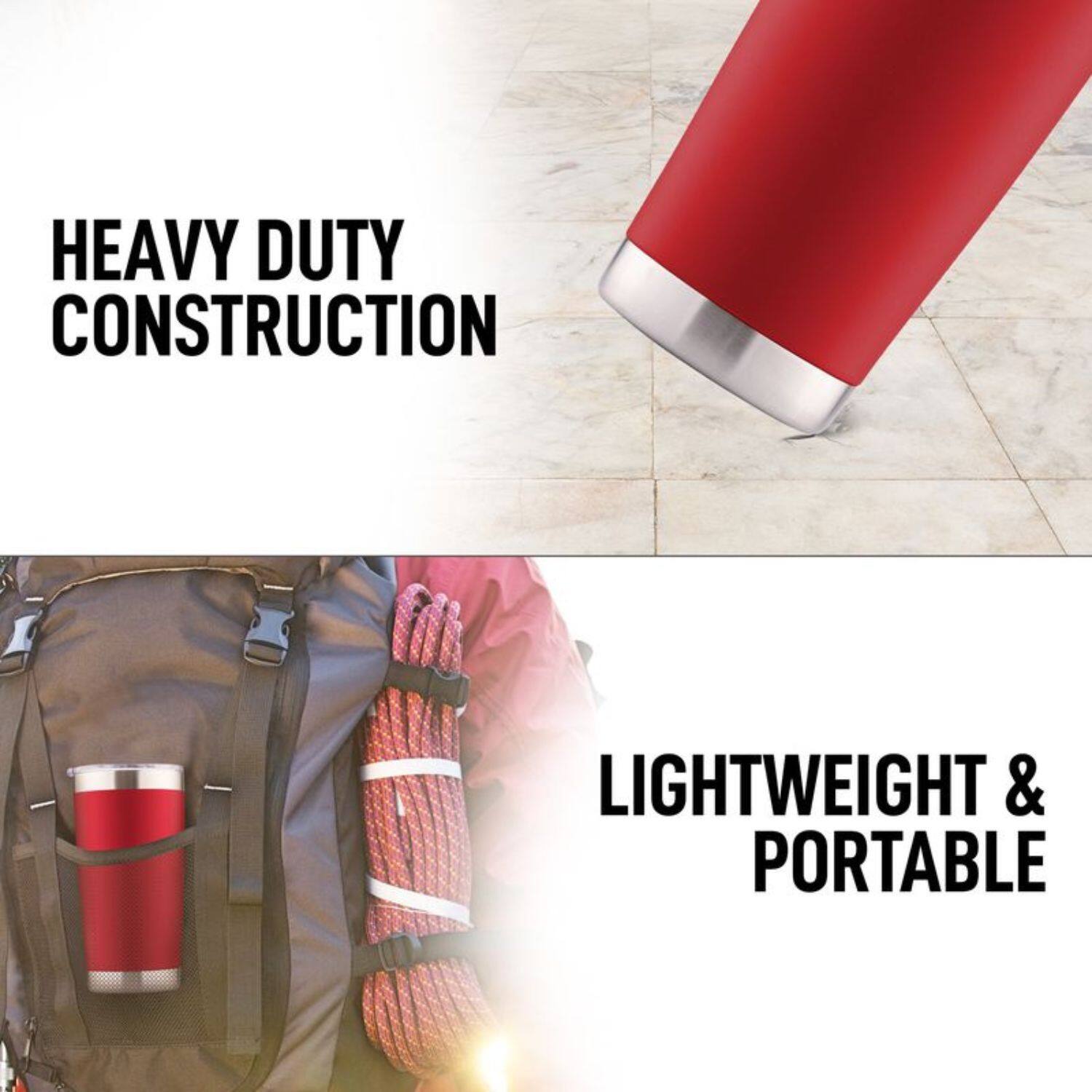 HEAVY DUTY CONSTRUCTION

LIGHTWEIGHT & PORTABLE