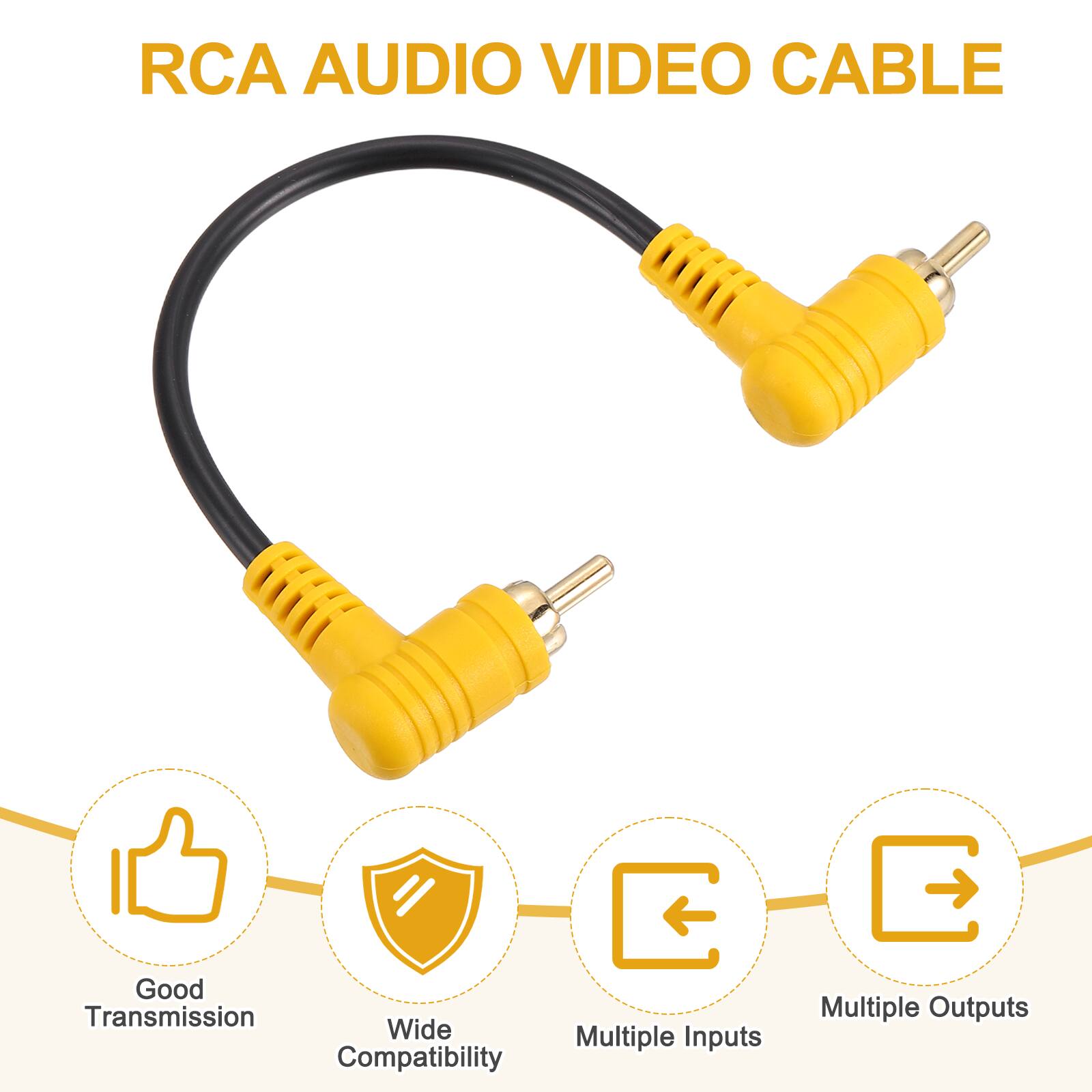 RCA AUDIO VIDEO CABLE

- Good Transmission
- Wide Compatibility
- Multiple Inputs
- Multiple Outputs