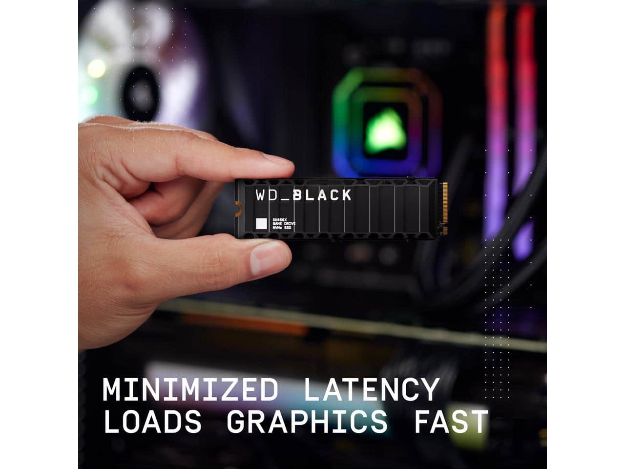 Western Digital WD_BLACK 4TB SN850X NVMe SSD 7300 MB/s, PS5, Gen4