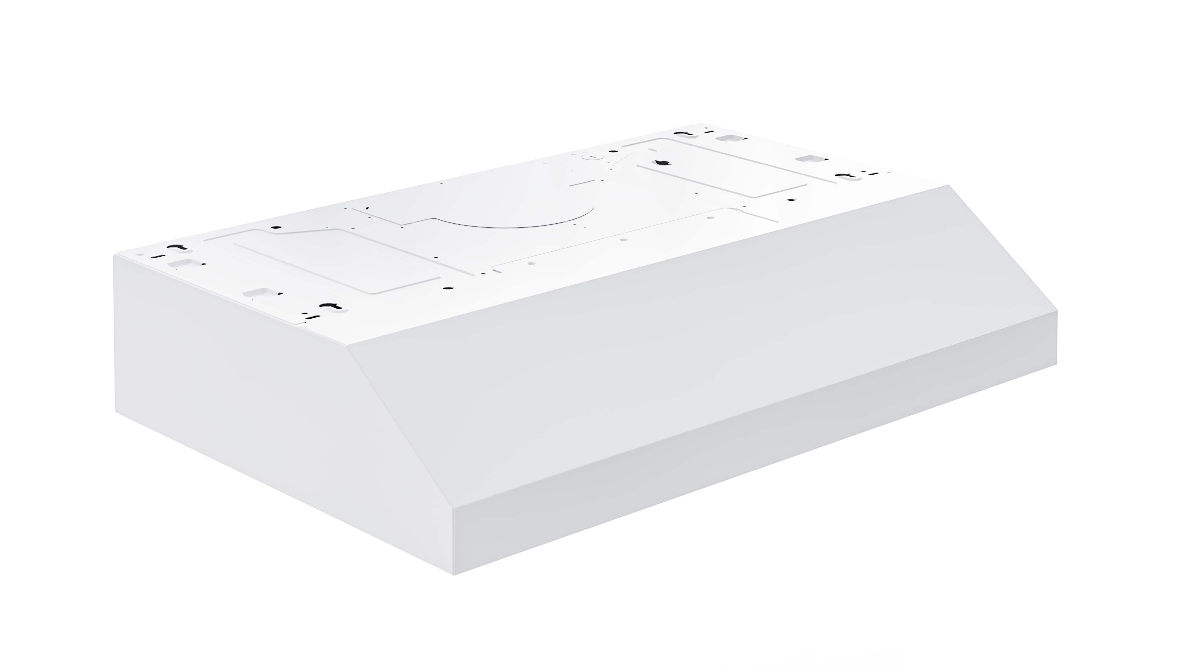 Alt View 1. Broan - Broan-NuTone 30-Inch Under Cabinet Range Hood, ENERGY STAR, 350 Max Blower CFM - White.