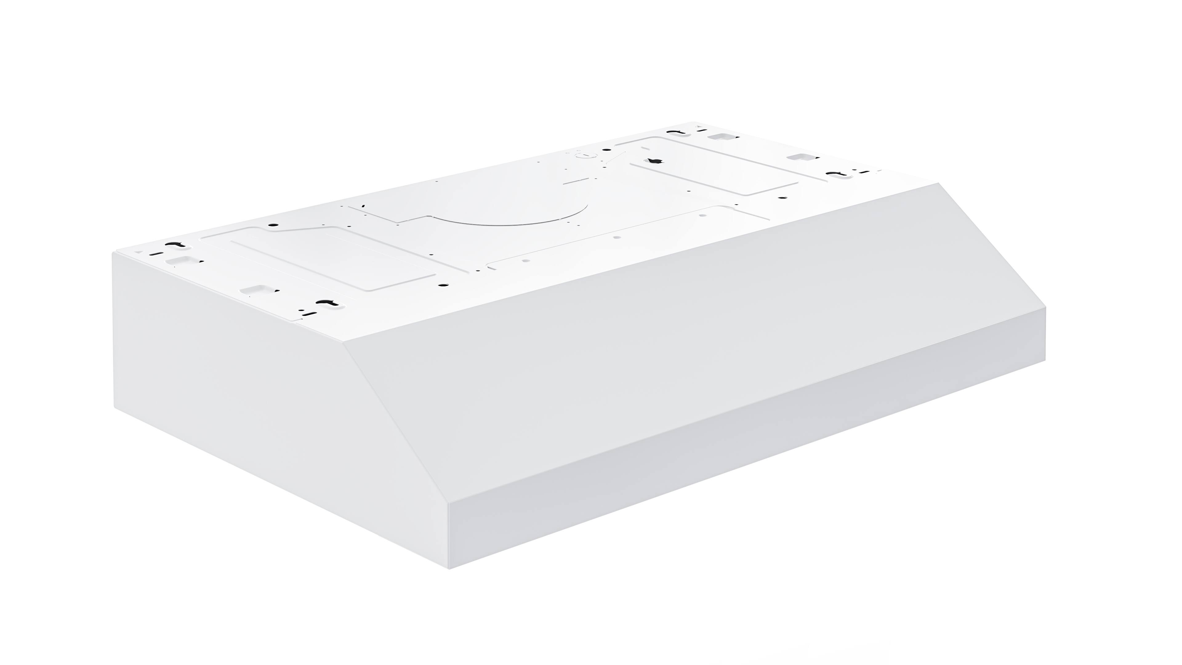 Alt View 1. Broan - Broan-NuTone 30-Inch Under Cabinet Range Hood, ENERGY STAR, 350 Max Blower CFM - White.