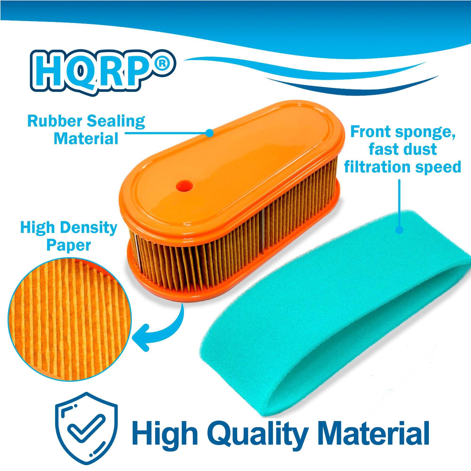 HQRP Rubber Sealing Material  
Front sponge, fast dust filtration speed  
High Density Paper  
High Quality Material