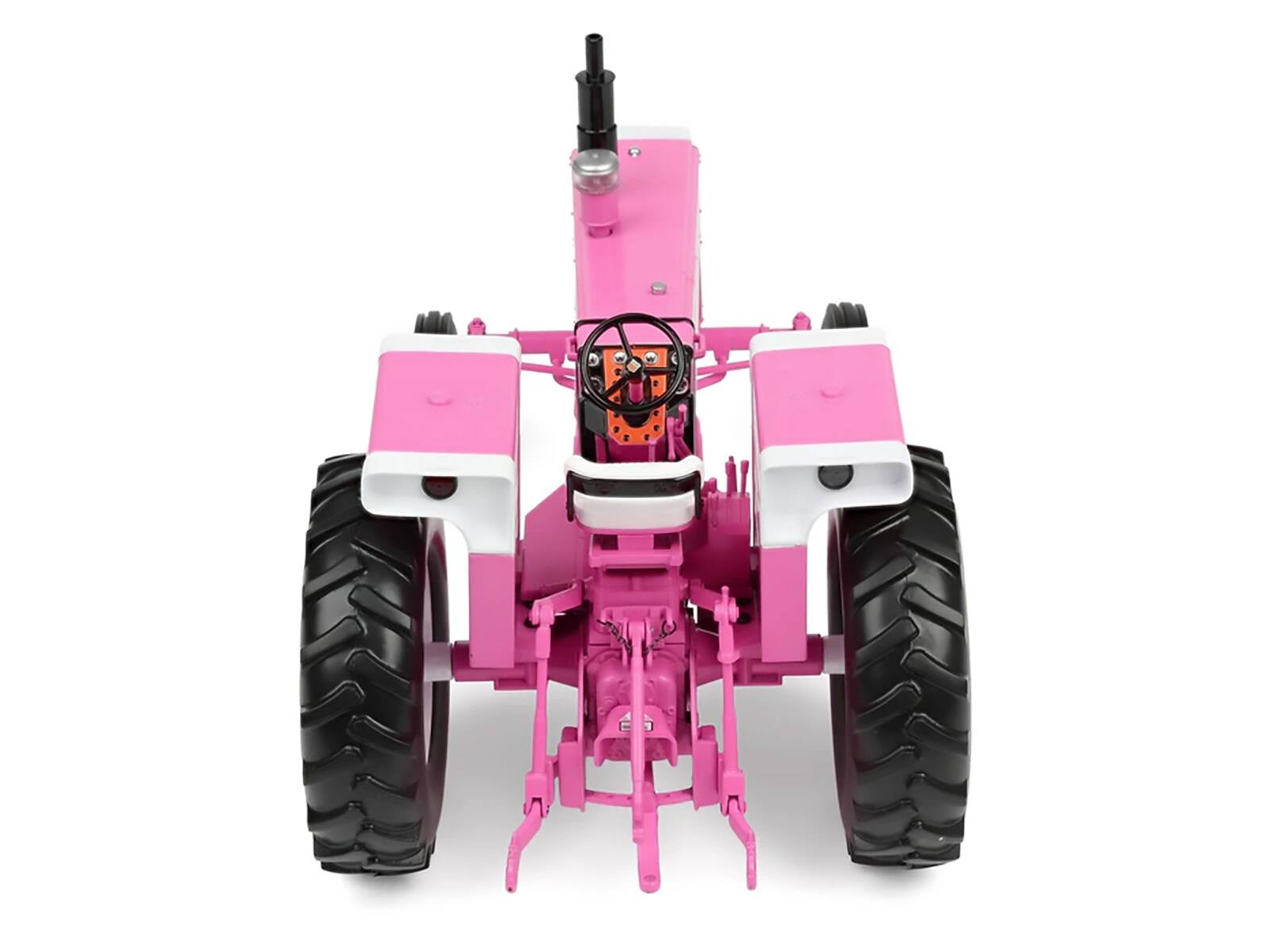 Alt View 4. SpecCast Collectibles - Oliver 1755 Open Station Wide Front Tractor Pink "Classic Series" 1/16 Diecast Model by SpecCast.