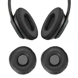 Unique Bargains - 2pcs Universal Wireless Ear Pads Replacement Cushions 2.2 Inch Soft High Density for Headphones Gaming - Black
