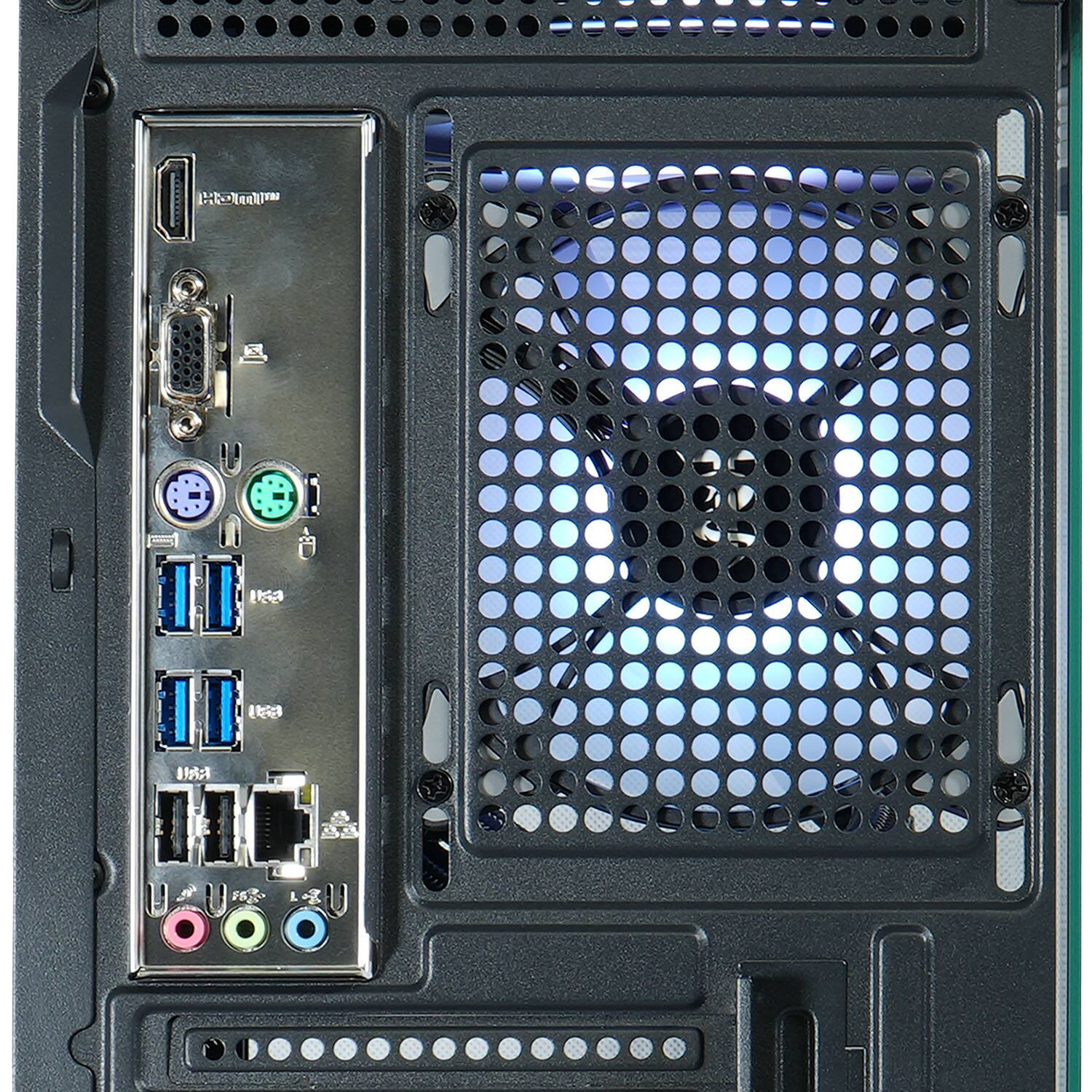 Alt View 5. ViprTech - ViprTech Reaper 2.0 Liquid-Cooled PC - AMD Ryzen 7 8700F 5.0Ghz, RTX 5060 Ti 16GB, 16GB DDR5, 1T SSD, Gaming Computer, B - Black.