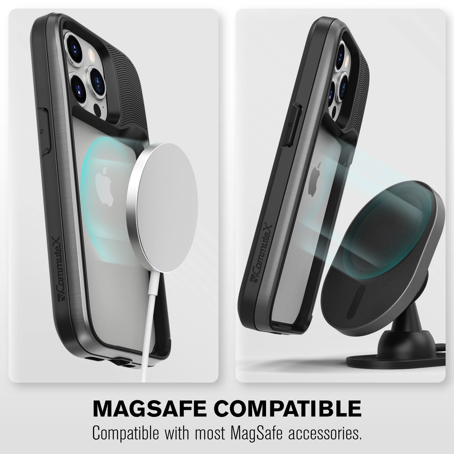 CommuteX MAGSAFE COMPATIBLE Compatible with most MagSafe accessories.