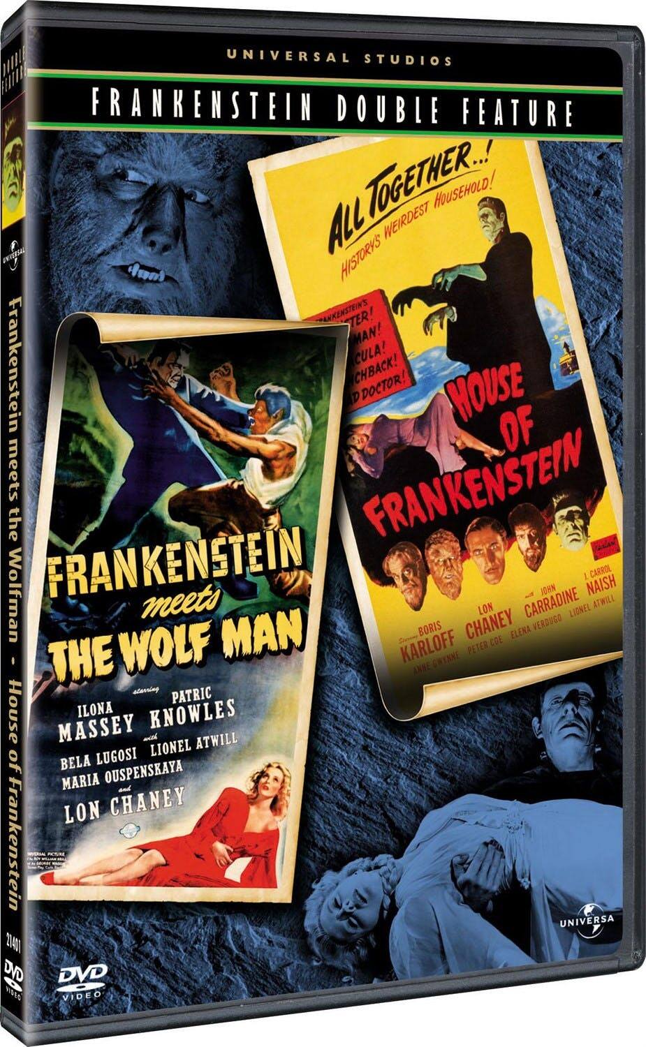 Angle. Frankenstein Meets the Wolf Man/House of Frankenstein (DVD Double Feature) [DVD].