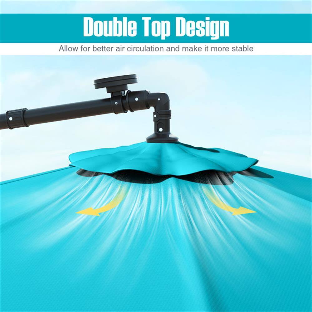 Double Top Design  
Allow for better air circulation and make it more stable