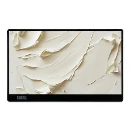 Front. SOTSU - SOTSU FlipAction Go 14" Portable Monitor, Robust, Lightweight, Tempered Glass, 1080p, USB-C or Mini-HDMI - Moonlight - Moonlight.