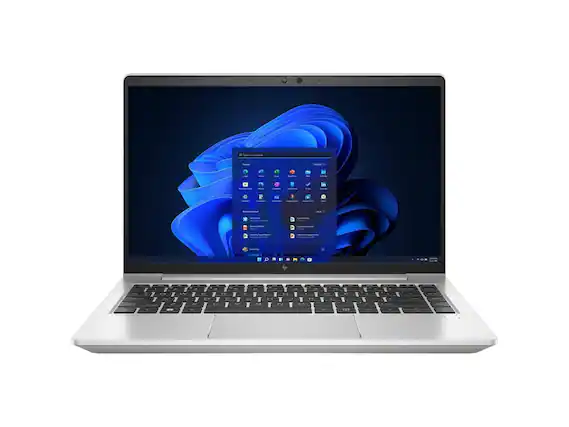 Front. HP - HP ProBook 640 G9 Intel Core i5-1245U 1.6GHz, 8GB, 256GB NVMe SSD, 14" FHD, Windows 11 Pro 64-bit - Silver.