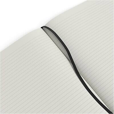 Alt View 2. TRU RED - TRU RED™ Large Hard Cover Ruled Journal, 8" x 10", Black (TR54768) - Black.