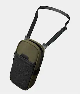 ALPAKA - Men’s Sling Bag & Belt Bag - Crossbody Phone Sling with Card Sleeve and HUB Compatibility - Green Axoflux 400D Washed Nylon