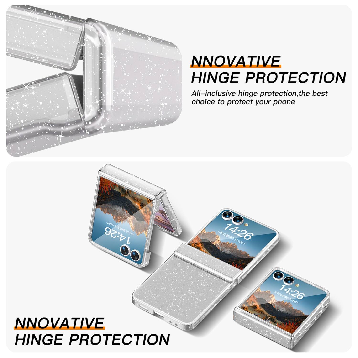 INNOVATIVE HINGE PROTECTION

All-inclusive hinge protection, the best choice to protect your phone

14:26

INNOVATIVE HINGE PROTECTION