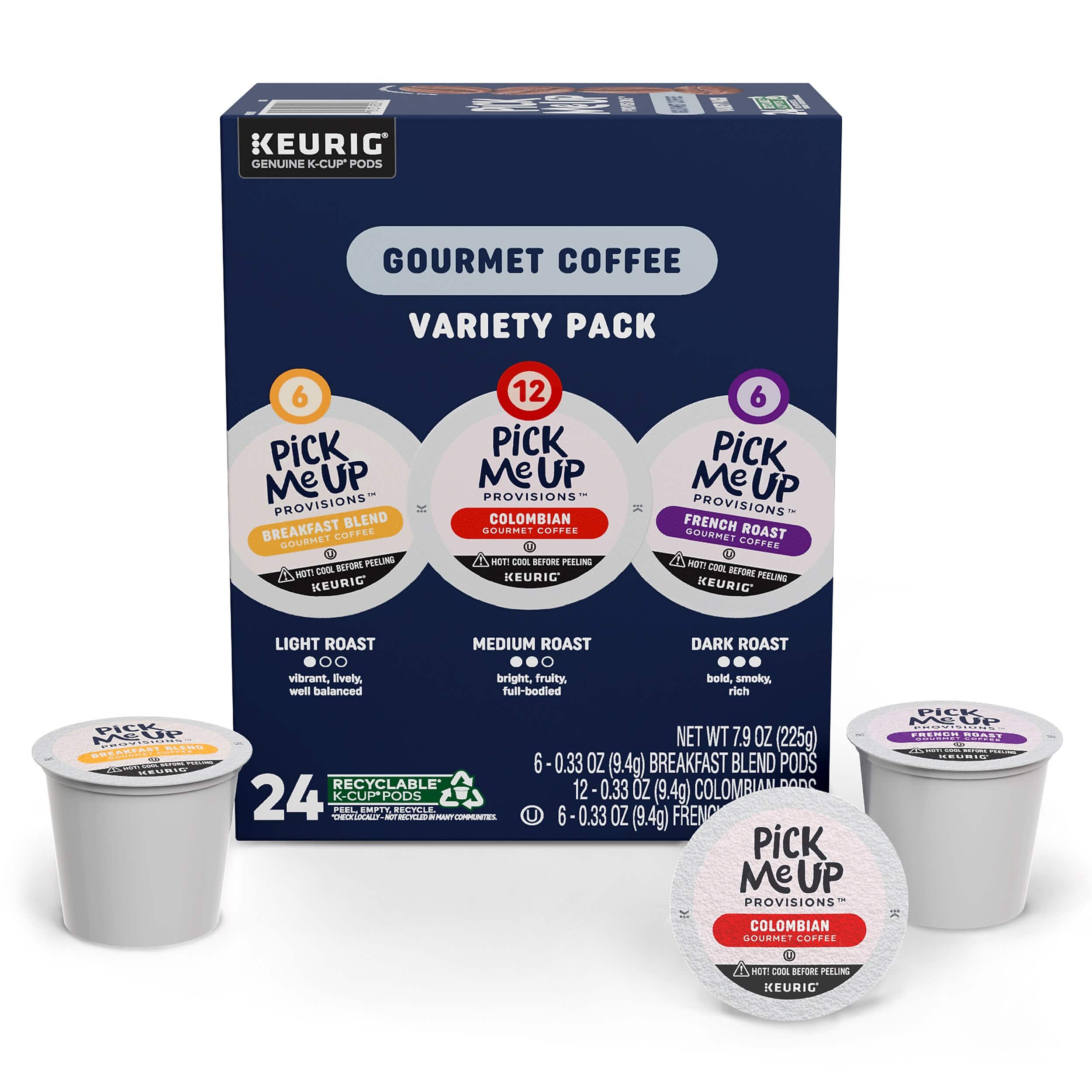 Pick Me Up Provisions™ - Coffee Keurig K-Cup Pods, Variety Pack, 24/Box (5000392636)