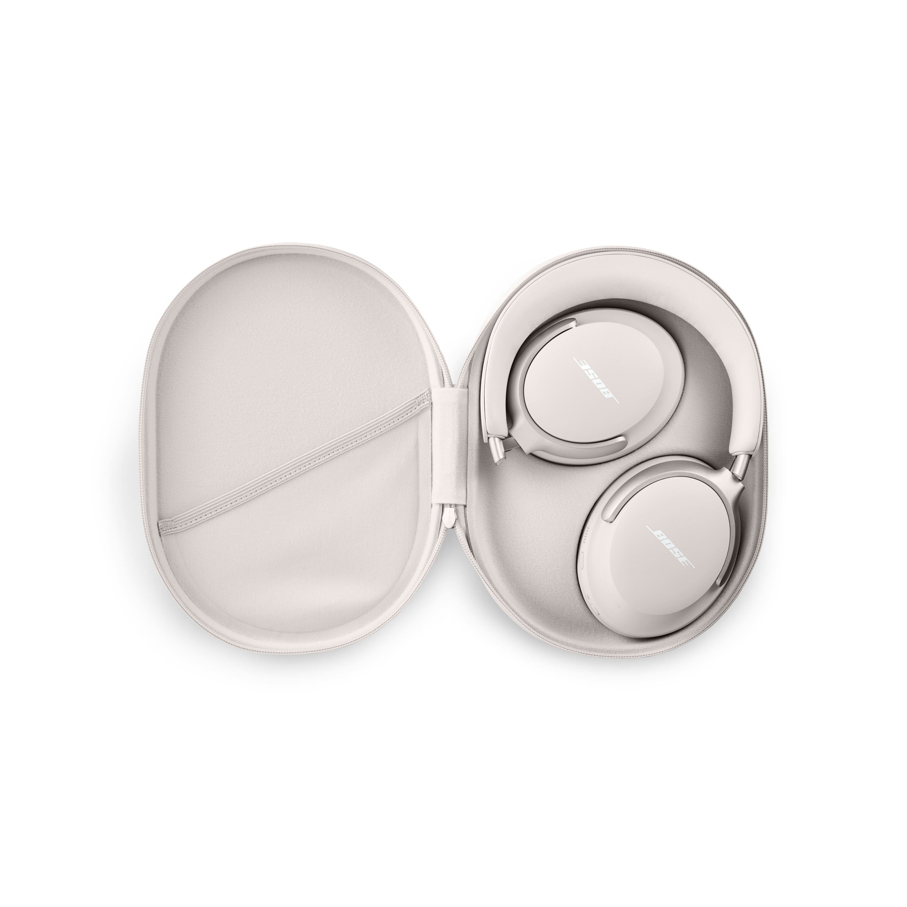 Alt View 14. Bose - QuietComfort Ultra Wireless Noise Cancelling Over-the-Ear Headphones - White Smoke.