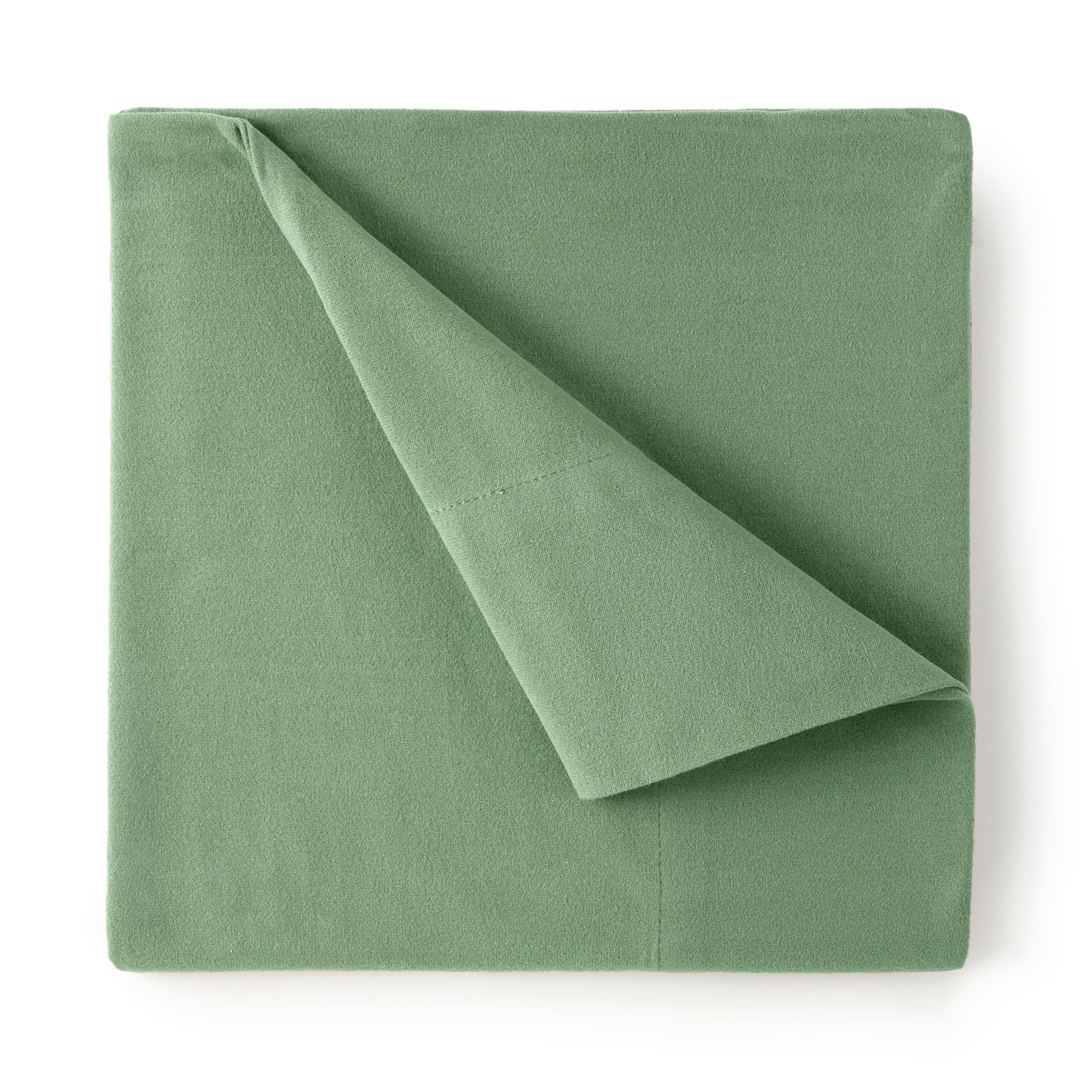 Shavel Home Products - Micro Flannel Solid Color Deep-Pocket Sheet Set, Full - Willow