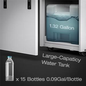 1.32 Gallon Water Large-Capacity Tank x 15 Bottles 0.09 Gal/Bottle
