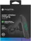 The text on the image reads: "mophie. snap+ wireless charging Vent Mount Fastest Wireless Magnetic Charging up to 15W Universal Vehicle Compatibility."
