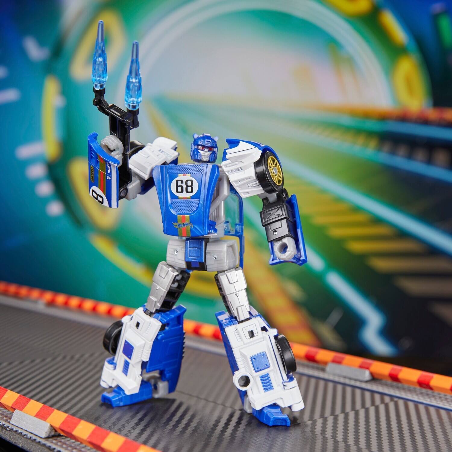 Alt View 4. Hasbro - Transformers x Hot Wheels - El Segundo Coupe Converting 5" Figure   - COLLECTIBLES - Multicolor.