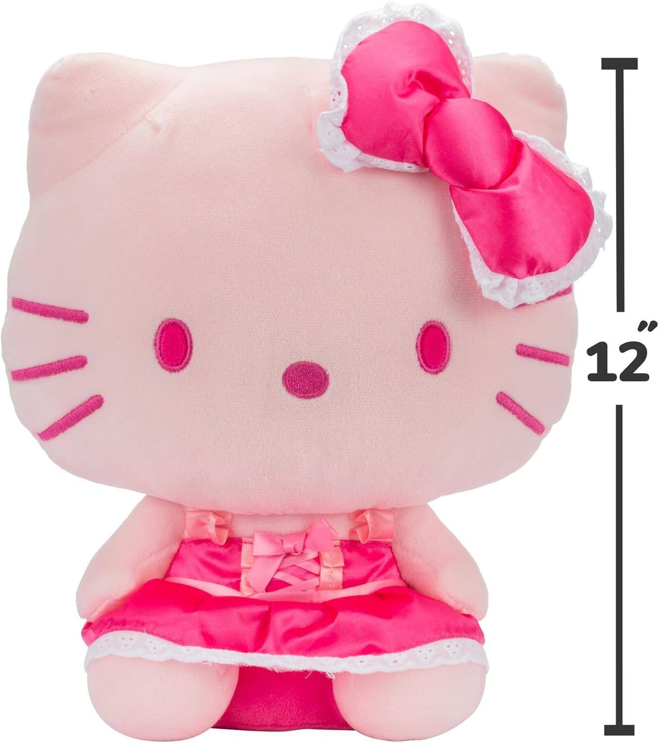 Alt View 2. Jazwares - Hello Kitty and Friends: Pink Monochrome Hello Kitty - 12" Plush.
