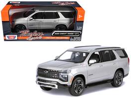 2025 Chevrolet Tahoe Z71 "Timeless Legends" Series 1/24 Diecast Model Car by Motormax - Gray Metallic