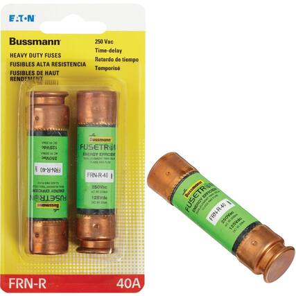 EATON
Bussmann 250 Vac Time-delay HEAVY DUTY FUSES
Retardo de tiempo FUSIBLES ALTA RESISTENCIA
Temporisé FUSIBLES DE HAUT RENDEMENT
Bussmann 20kA DC 125Vdc FUSETR 200kA R AC ENERGY EFFICIENT 250Vac DUAL-ELEMENT TIME-DELAY CLASS RKS FUSE AMP FRN-R-40 FRN-R-40 FUSE RKS CLASS TIME-DELAY DUAL-ELEMENT 250Vac EFFICIENT ENERGY AC IR 200kA FUSETR 125Vdc DC R 20kA Bussmann 10,000
FRN-R
40A