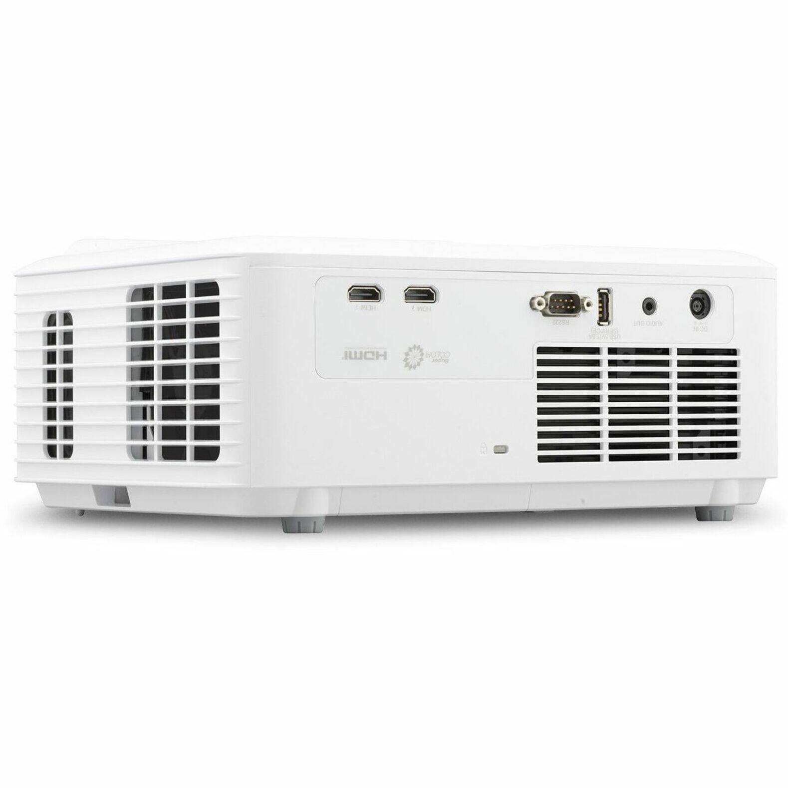 Alt View 18. ViewSonic - LS740HD 5,000 ANSI Lumens 1080p Laser Installation Projector - White.