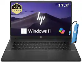 HP - Upgraded - 17 17.3 FHD Laptop - Intel Core i7-1255U with 16GB Memory - 512GB SSD - Windows 11 - Black