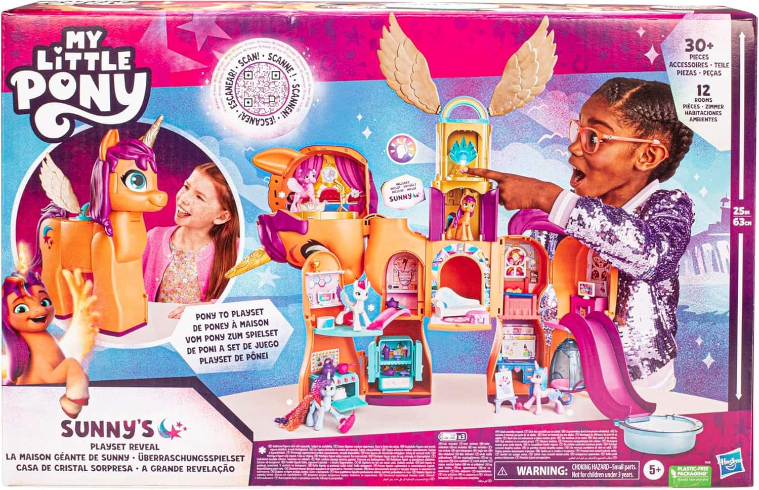 Hasbro - Sunny's Playset Reveal, 25-Inch-Tall Transforming Doll Playsets and Interactive Toys for 5 Year Old price history on PriceWatchPro
