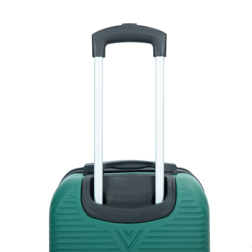 Alt View 6. Ropilly - Ropilly 4 Piece Luggage Set Dark Green Hard Shell Suitcase with 14 Inch Cosmetic Case - Dark Green.
