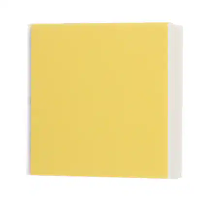 Front. Unique Bargains - 3.2x3.2 Inch Hardcover Pocket Watercolor Sketchbook, 50/100pg 230GSM Blank Travel Journal for Drawing & Painting - Yellow.