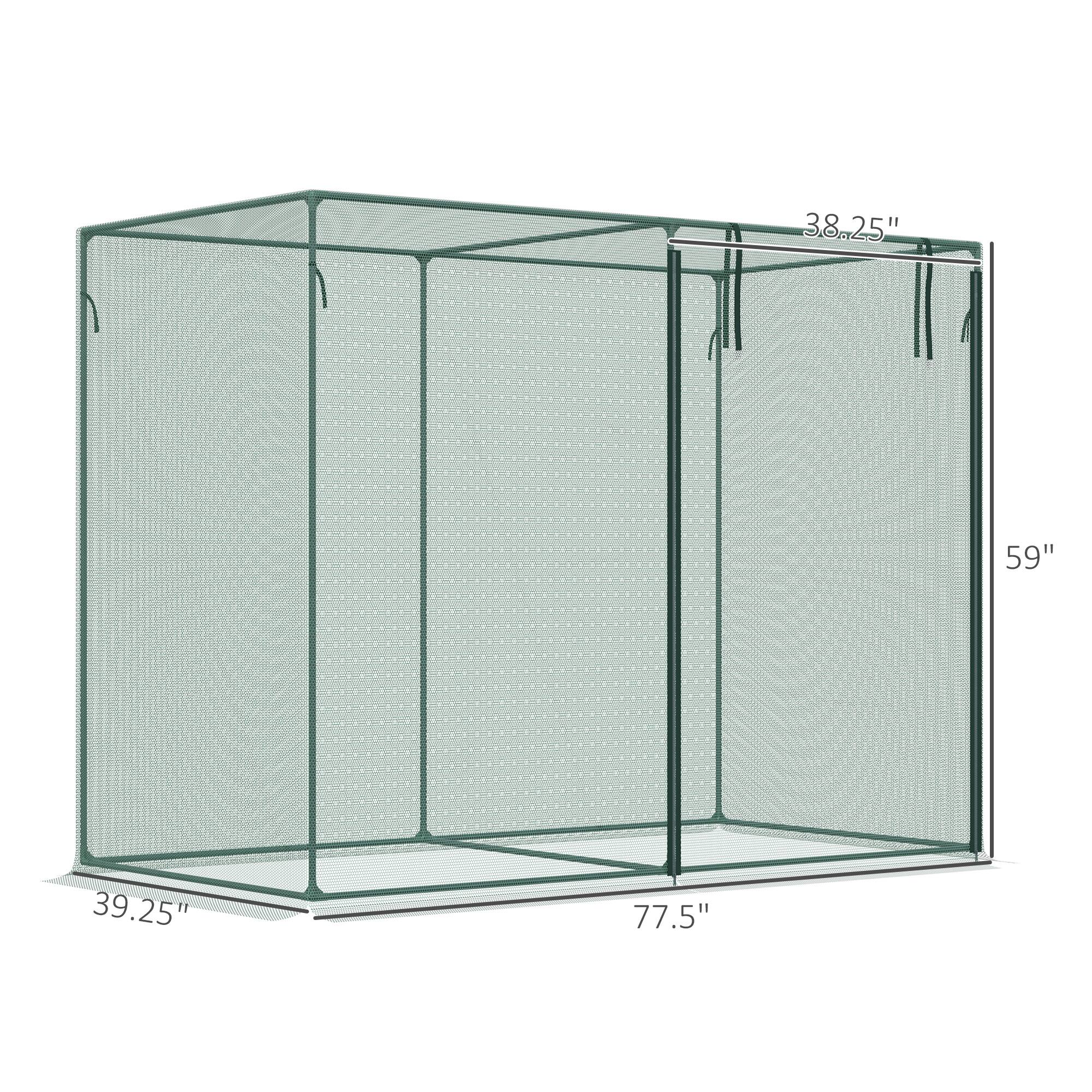 38.25" x 59" x 39.25" x 77.5"