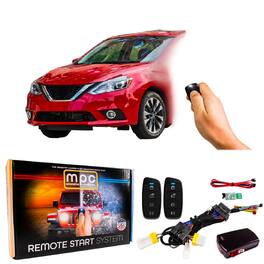 MPC - 2-Way Remote Start Kit For 2013-2019 Nissan Sentra Push-To-Start - Black