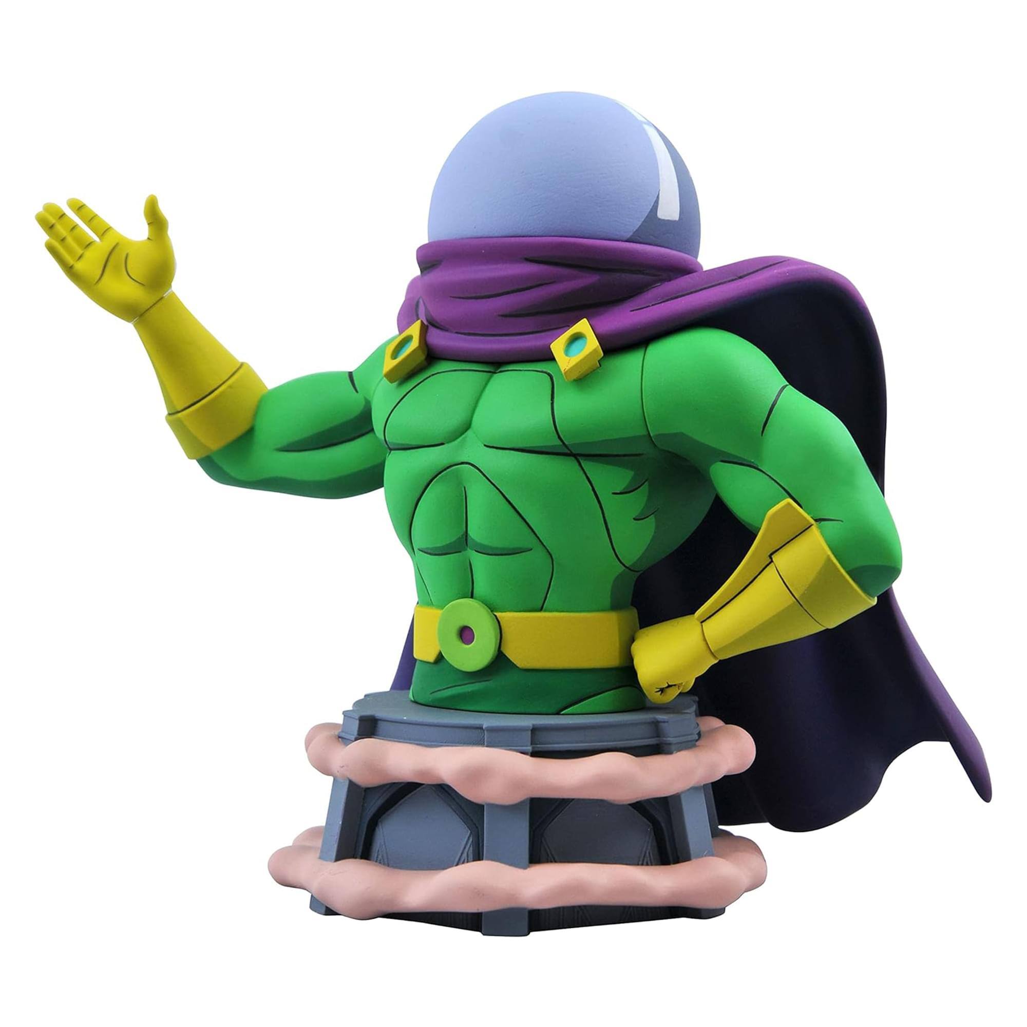 Alt View 1. Marvel - Marvel Animated Mysterio 6 Inch Resin Bust - Green.