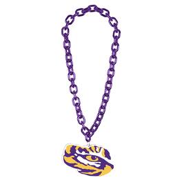 WinCraft - LSU Tigers Big Chain Logo Necklace - Multicolor