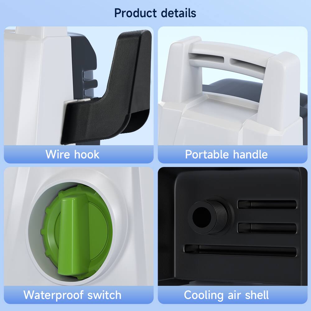 Product details

- Wire hook
- Portable handle
- Waterproof switch
- Cooling air shell