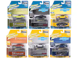 Collector's Tin 2026 Set of 6 Cars Release 1 Limited Edition 1/64 Model Cars by Johnny Lightning