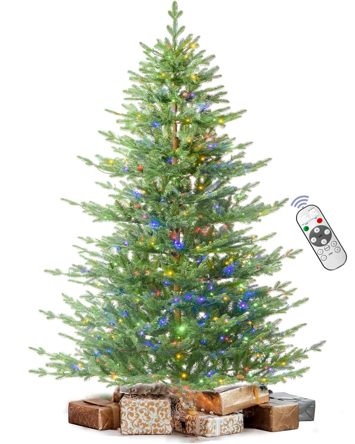Alt View 7. Skar Audio - Christmas Tree Fir With Remote Control 450 Warm Multi - 1ft 6in PE Unlit.