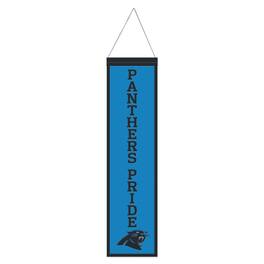 WinCraft - Carolina Panthers 8" x 32" Slogan Wool Banner - Multicolor