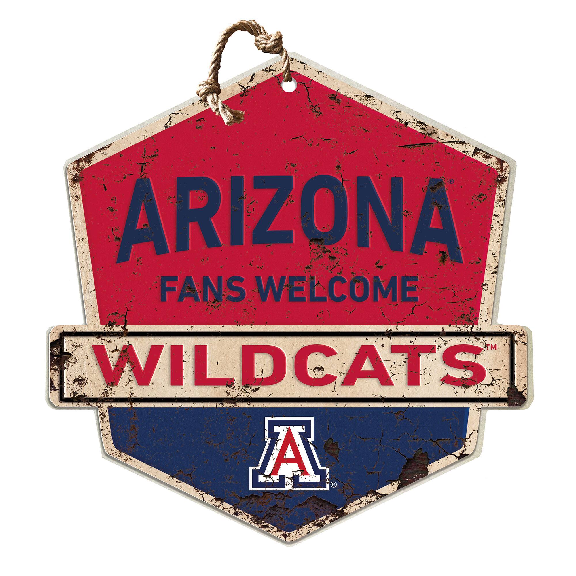 Arizona Wildcats Fans Welcome Sign