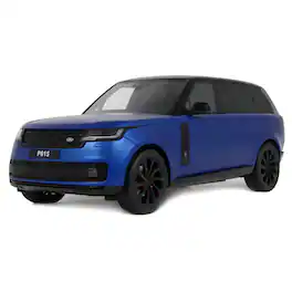 2024 Range Rover P615 SV Blue Metallic with Black Top 1/18 Model Car by GT Spirit