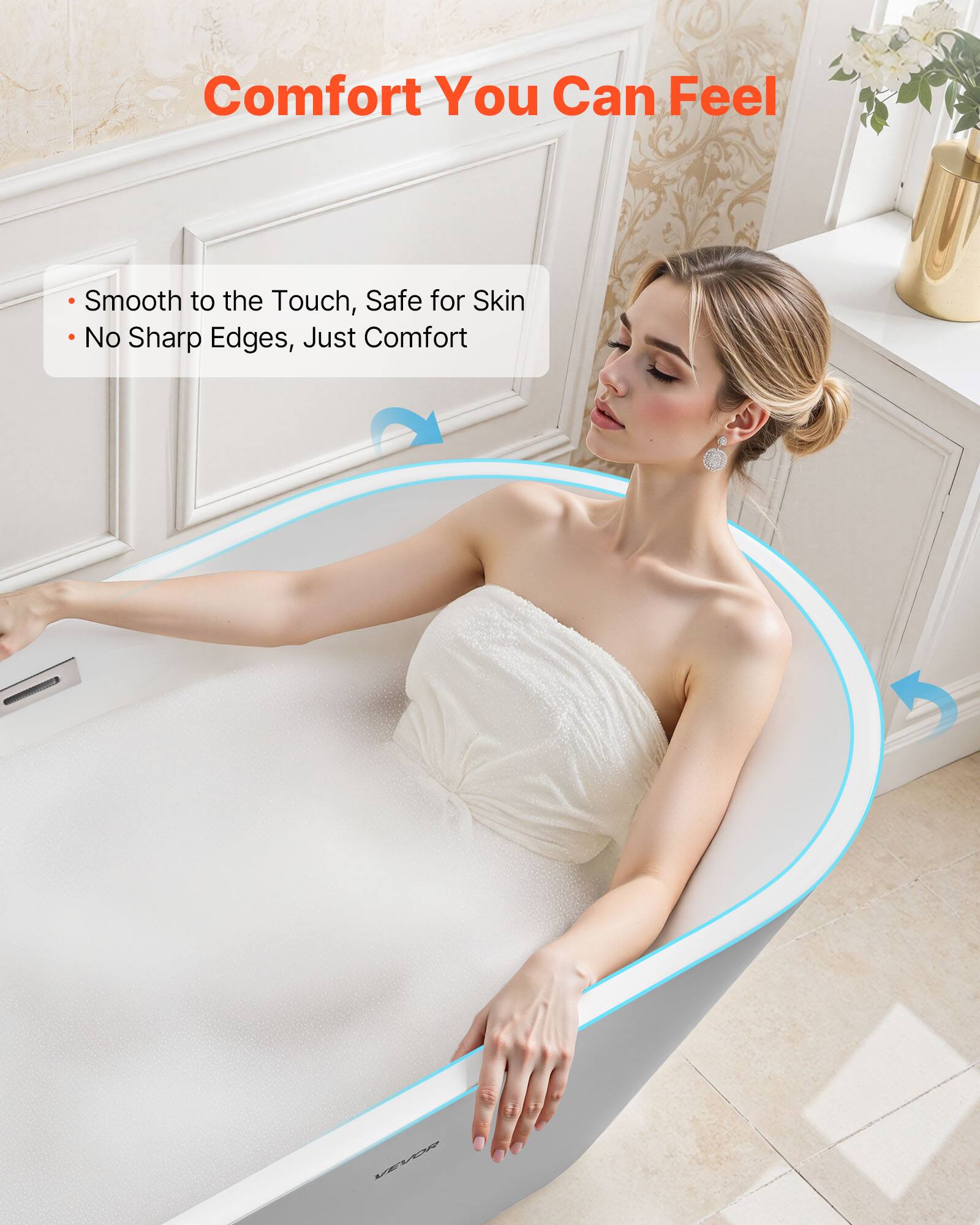 Comfort You Can Feel

- Smooth to the Touch, Safe for Skin
- No Sharp Edges, Just Comfort