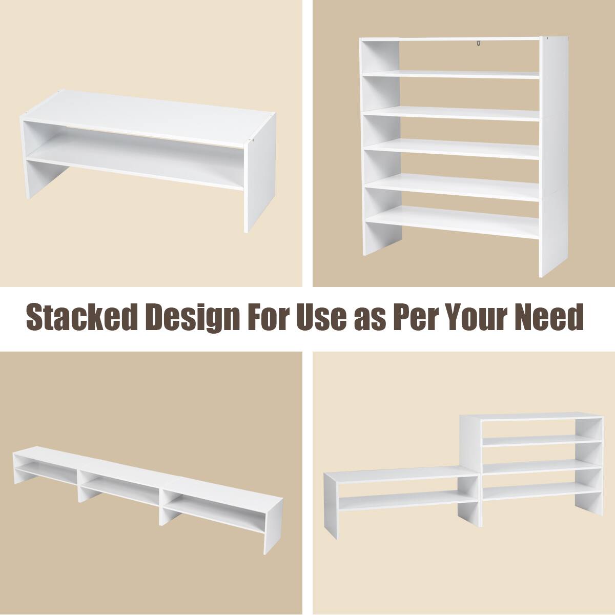 Stacked Design For Use as Per Your Need
