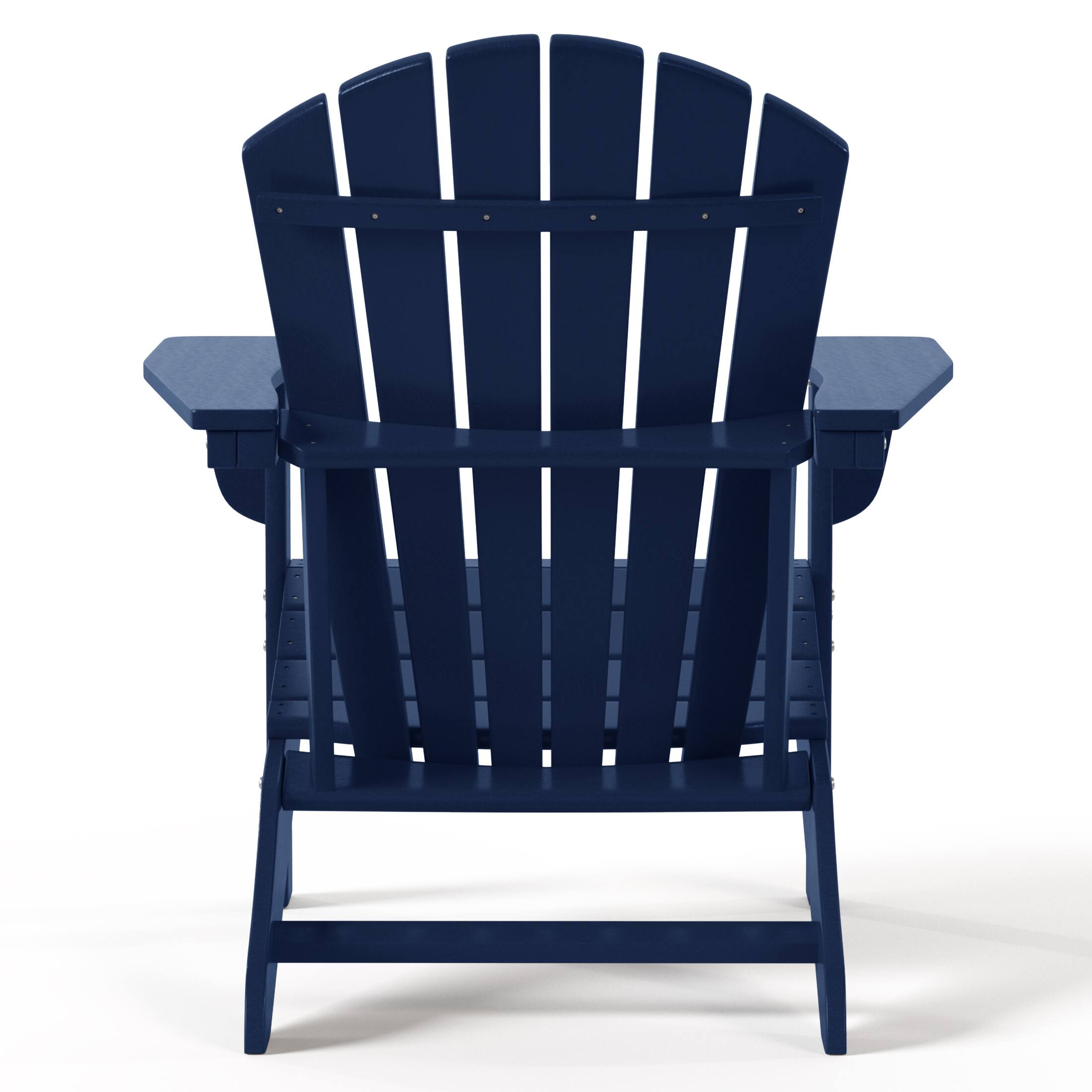 Alt View 2. WestinTrends - WestinTrends Dylan Outdoor Adirondack Chair (Set of 2) - Navy Blue.
