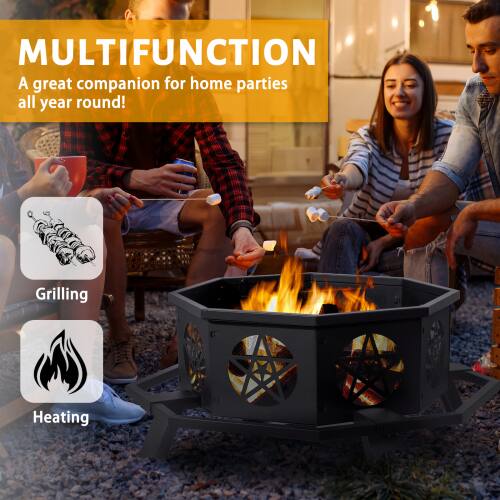 MULTIFUNCTION  
A great companion for home parties all year round!  
Grilling  
Heating
