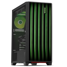 YEYIAN - Gaming PC. AMD Ryzen 7 9800X3D 5.2GHz, RTX 5080 16GB GDDR7, 240mm AIO, 32GB, 2TB,1000W PSU. YPA-PM980DC-5801U - Black