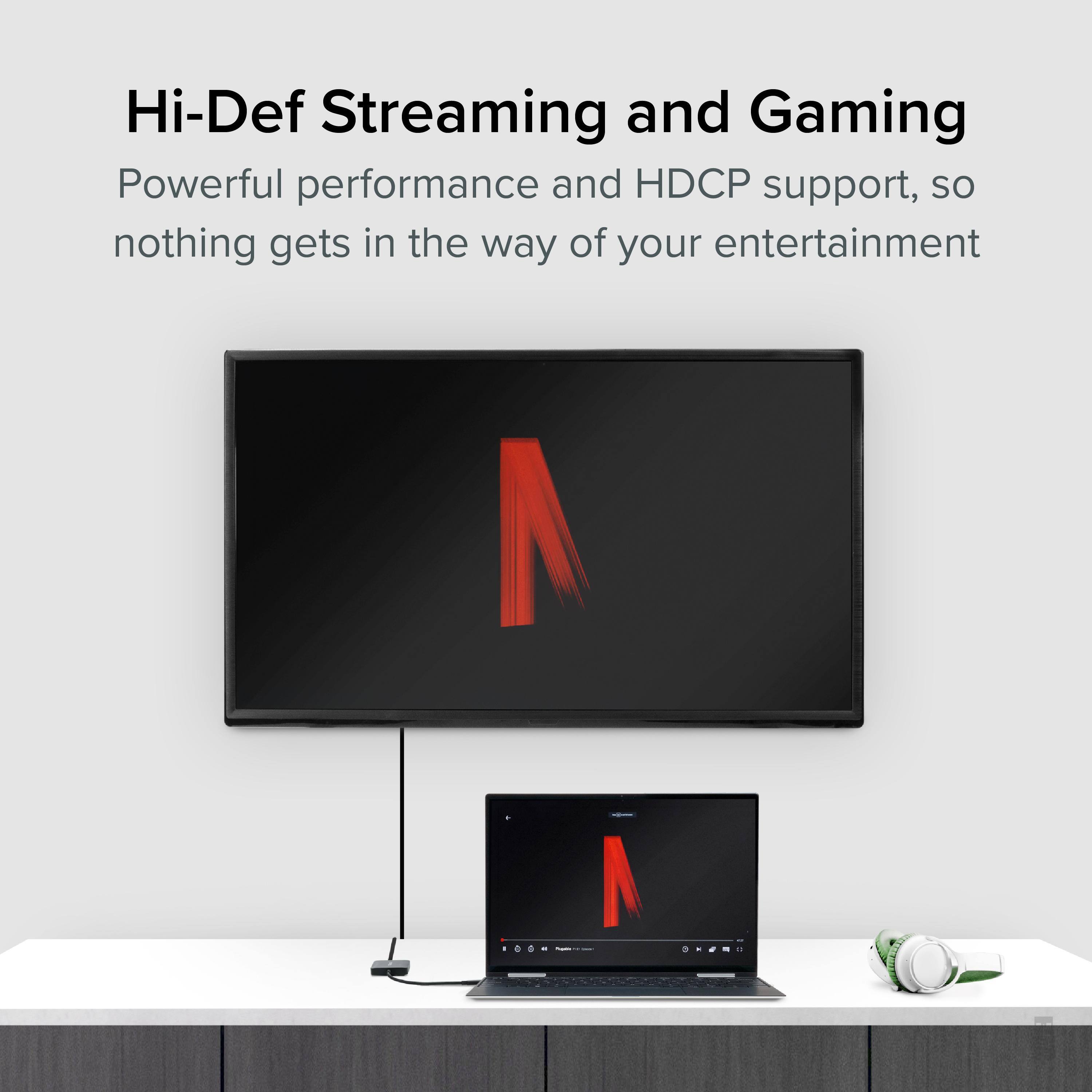 Hi-Def Streaming and Gaming

Powerful performance and HDCP support, so nothing gets in the way of your entertainment

N

N de