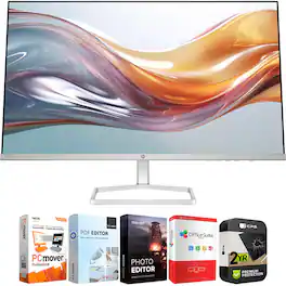 HP - 527sw Series 5 27 FHD IPS Monitor + Softwares & 2 Year Warranty