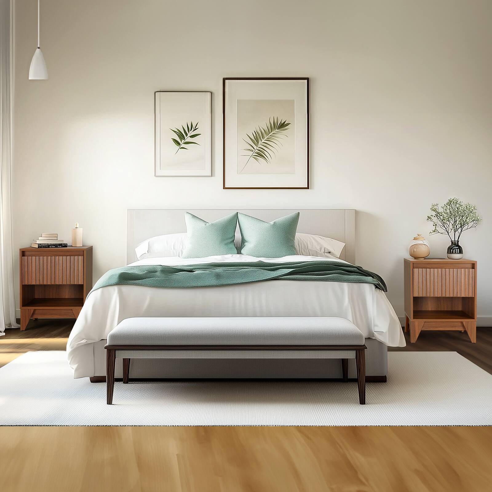 Alt View 10. Koligey - Drawer Nightstand With Charging Station, Versatile Side Table With Storage - brown.