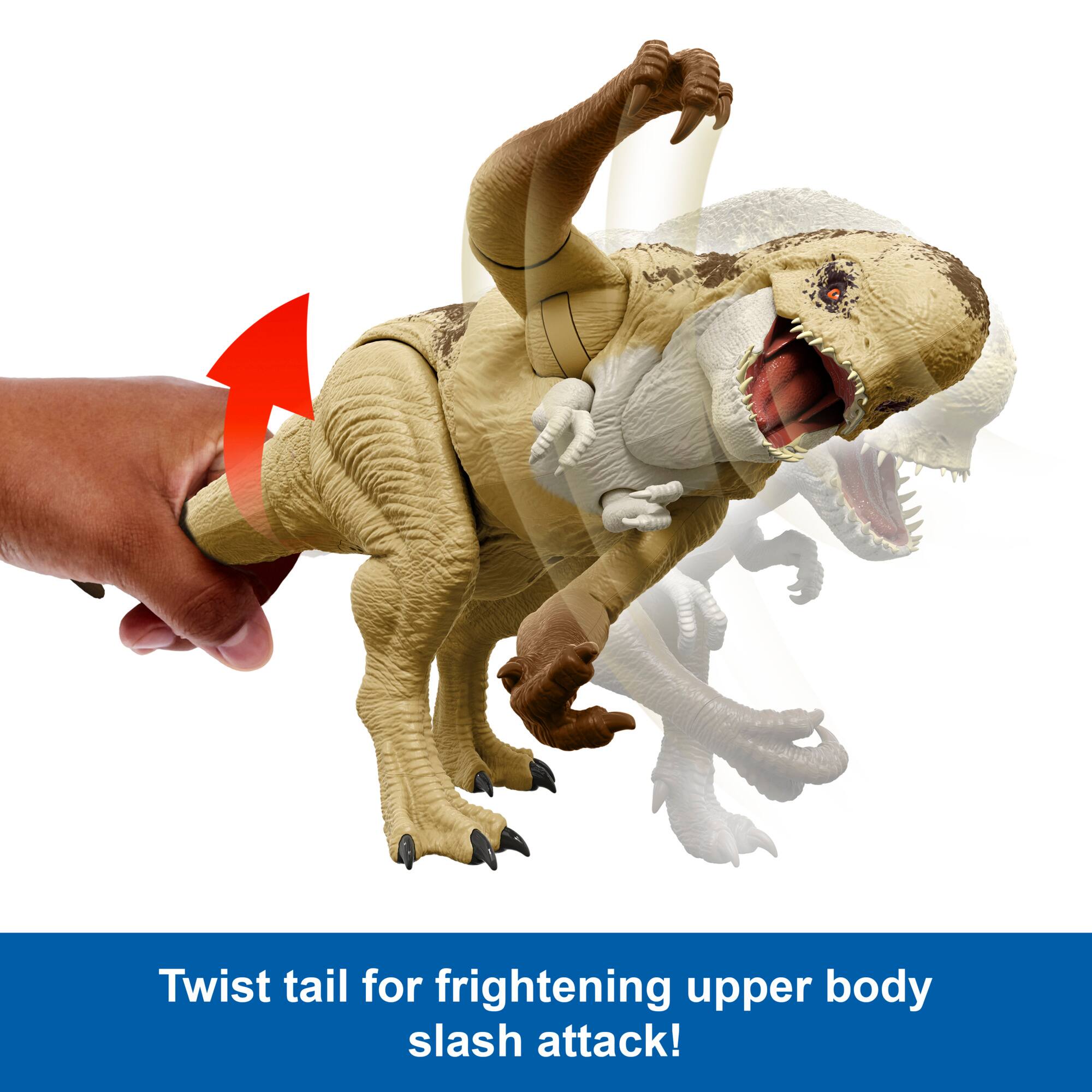 Twist tail for frightening upper body slash attack!